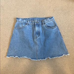 Brandy Melville Jean Skirt